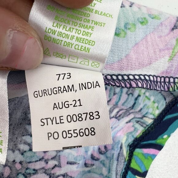 Lilly Pulitzer Size XS Diann Dress High Tide Navy She’s Got Sol Floral Women's - Picture 11 of 14